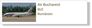Air Bucharest BUC Rumänien