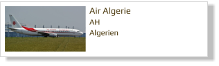 Air Algerie AH Algerien
