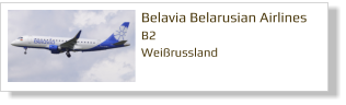 Belavia Belarusian Airlines B2 Weißrussland