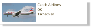 Czech Airlines OK Tschechien