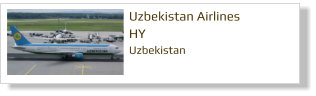 Uzbekistan Airlines HY Uzbekistan