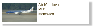 Air Moldova MLD Moldavien