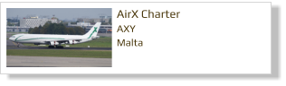 AirX Charter AXY Malta