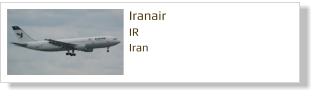 Iranair	 IR Iran