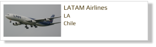 LATAM Airlines LA Chile