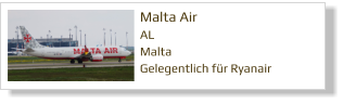 Malta Air AL Malta Gelegentlich für Ryanair