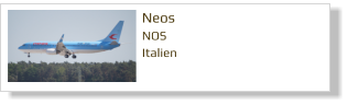 Neos NOS Italien
