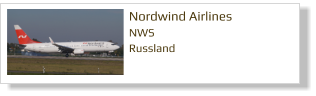 Nordwind Airlines NWS Russland