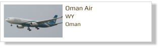 Oman Air WY Oman