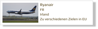 Ryanair FR Irland Zu verschiedenen Zielen in EU