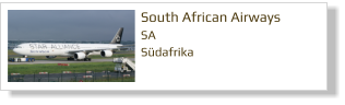 South African Airways SA Südafrika