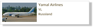 Yamal Airlines		 YL Russland
