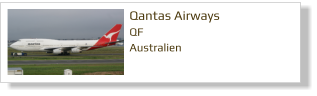 Qantas Airways QF Australien