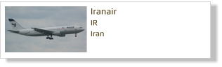 Iranair	 IR Iran