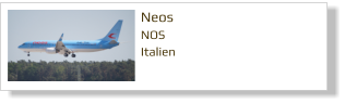 Neos NOS Italien