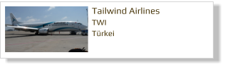 Tailwind Airlines TWI Türkei