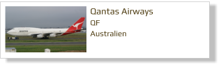 Qantas Airways QF Australien