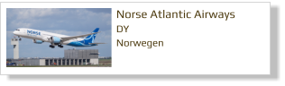 Norse Atlantic Airways DY Norwegen