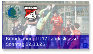 Brandenburg | U17 Landesklasse	 Sonntag 02.03.25