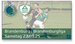 Brandenburg | Brandenburgliga	 Samstag 27.09.25